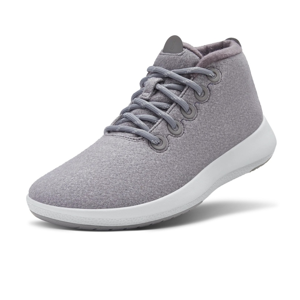 Wool Runner-up Mizzles - Medium Grey (Light Grey Sole) - Picture 3 of 11